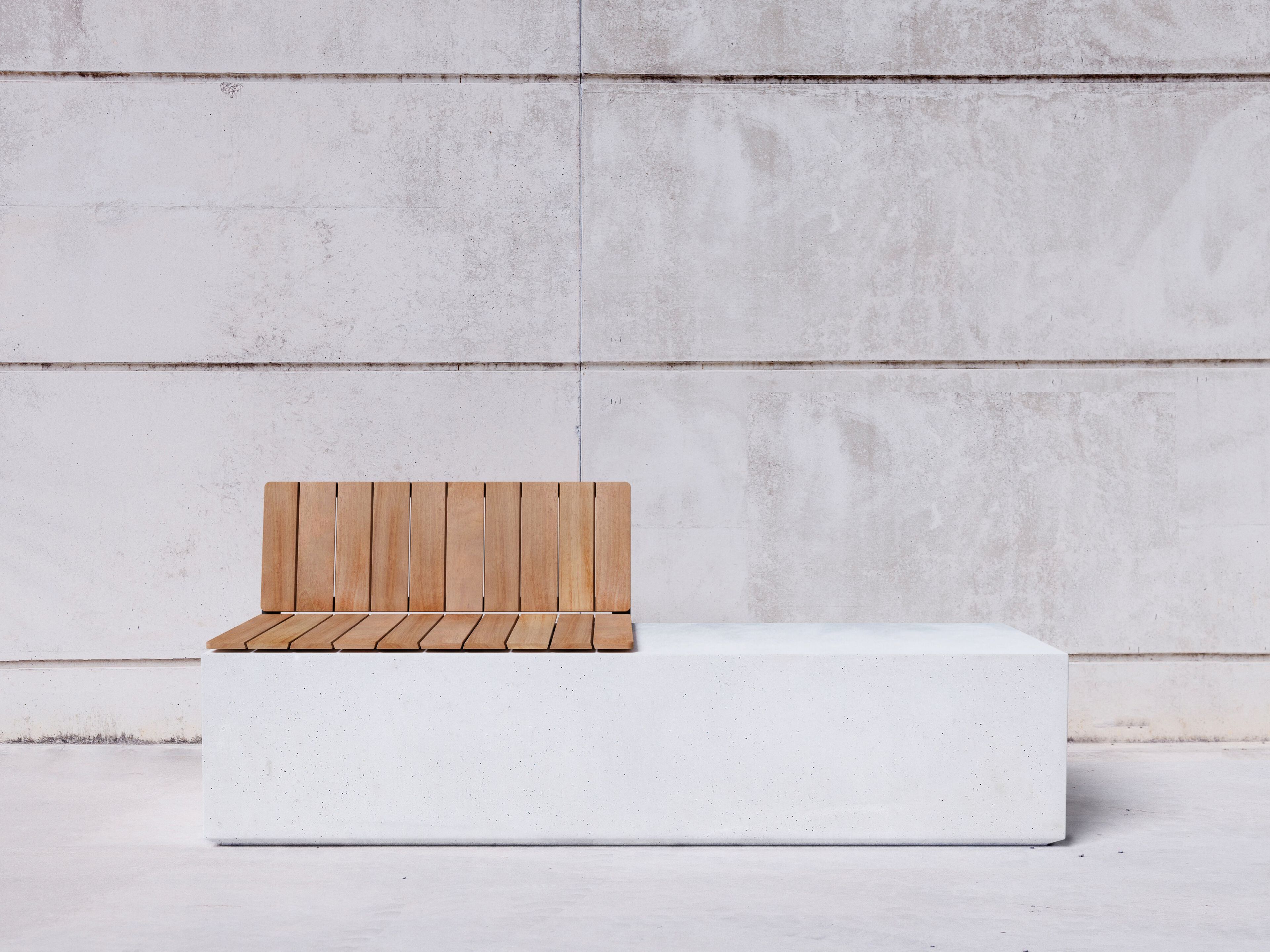 Модульная бетонная скамья со спинкой SIT Box to Box ARCH-00100946 - Вид №13