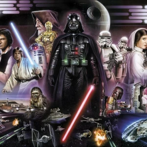 8-482-STAR-WARS-Darth-Vader-Collage Фотообои Komar Disney 2.54х3.68 м
