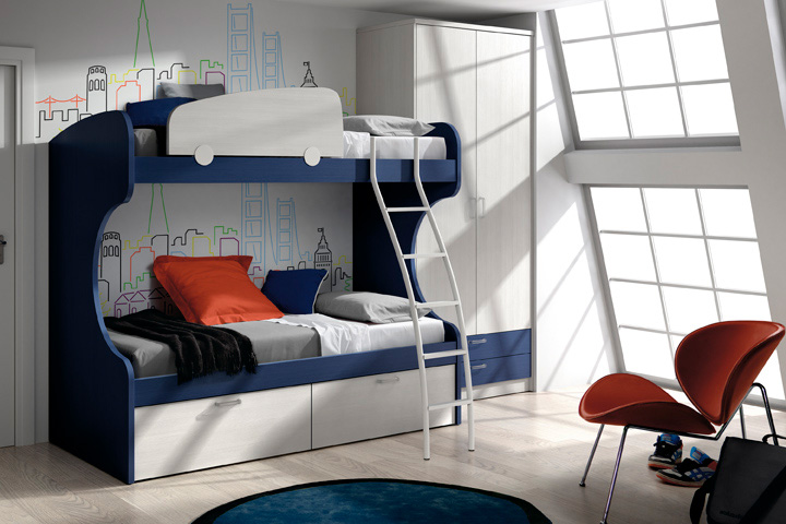 001097 Двухъярусная кровать 78 Arasanz Santreyd 