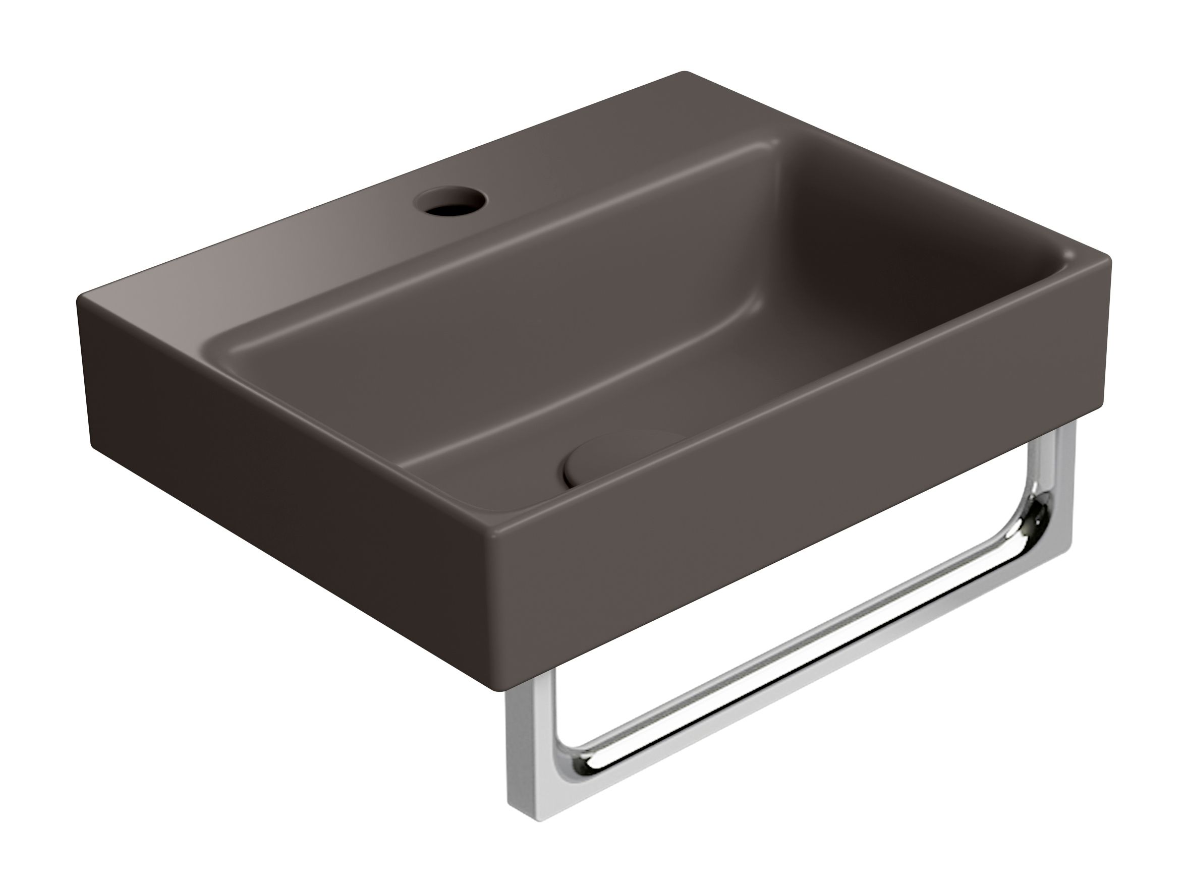 Керамическая прямоугольная подвесная встраиваемая раковина GSI ceramica Color Elements ARCH-00035552 - Вид №7