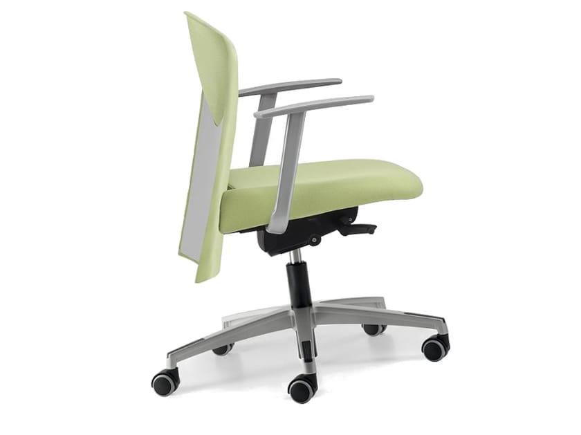 Офисное кресло из ткани с колесами и подлокотниками с 5 спицами TALIN Vulcan ARCH-00031167