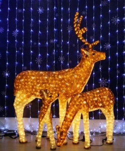 Световая Фигура 3D "Олень - Коричневый" Малыш ELKI СВЕТОВЫЕ ФИГУРЫ 017723 Коричневый