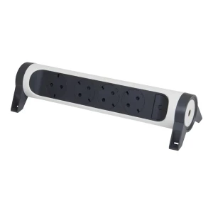 Колодка для удлинителя Legrand Комфорт 4 розетки с заземлением 3680 Вт цвет белый/черный