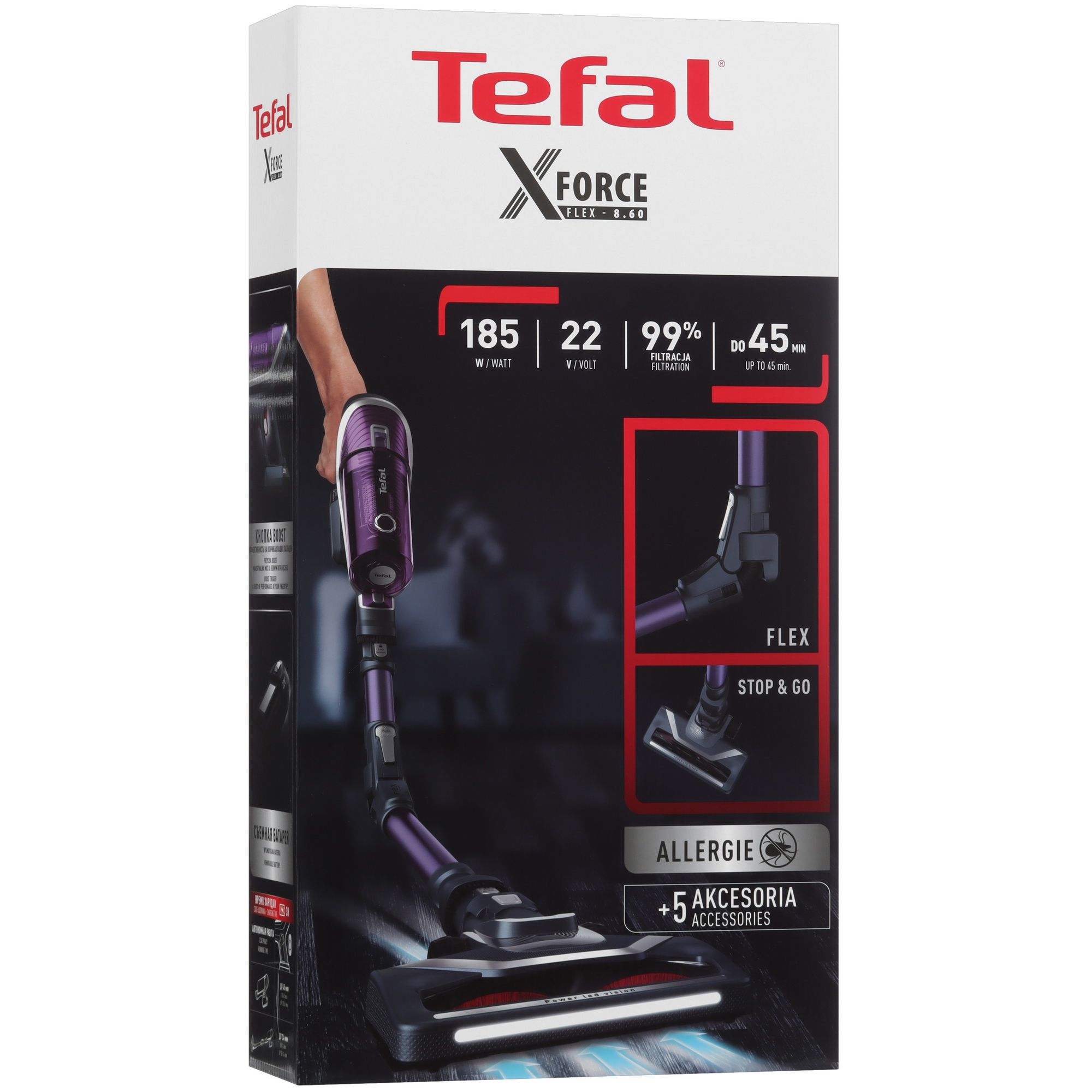 5322885 Пылесос  вертикальный  Tefal TY9639WO  фиолетовый STDN-0090640 - Вид №14
