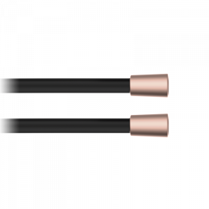 00050036 PREMIUM Гладкий шланг для душа 150 Черно-Розовое GRB MIXERS