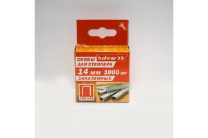 17261622 Скобы для степлера 14 мм, Тип 140, закаленные, 1000 шт. 44211414 Bohrer