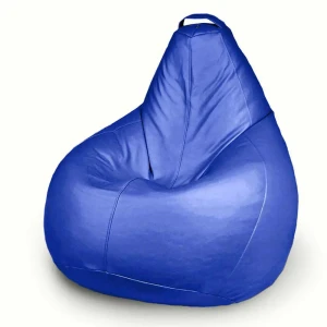 90671338 Мягкое кресло-мешок Mypuff bbb_061 XXXXL Комфорт, большой экокожа, синий STLM-1346951