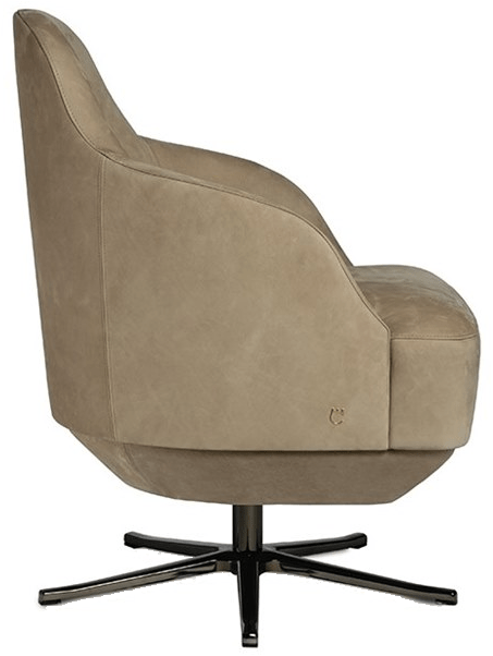 Paolo Castelli Кресло из нубука с 4-мя спицами и подлокотниками Venice sun-id-1416990 - Вид №2