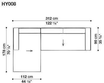 B&B Italia Outdoor Садовый диван из модульной ткани sun-id-1410409 - Вид №42