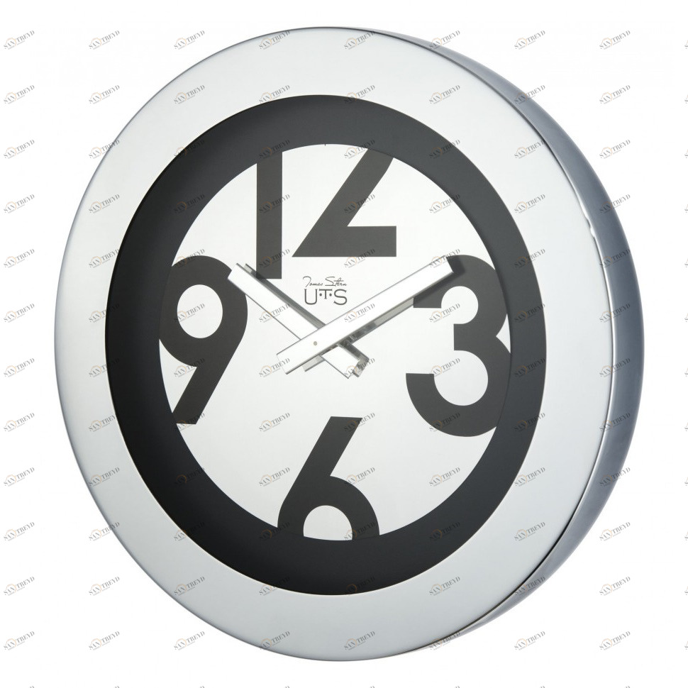 Часы настенные серебристые Tomas Stern 4009S TOMAS STERN  00-3872680 Серебро 