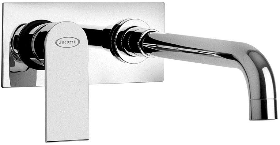 0TI00497JA03 Twilight Встраиваемый смеситель для раковины с пластиной, излив 190-215 мм., хром Jacuzzi