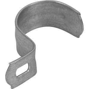 18550481 Скоба оцинкованная Iek с одним отверстием D18 мм 10 шт.