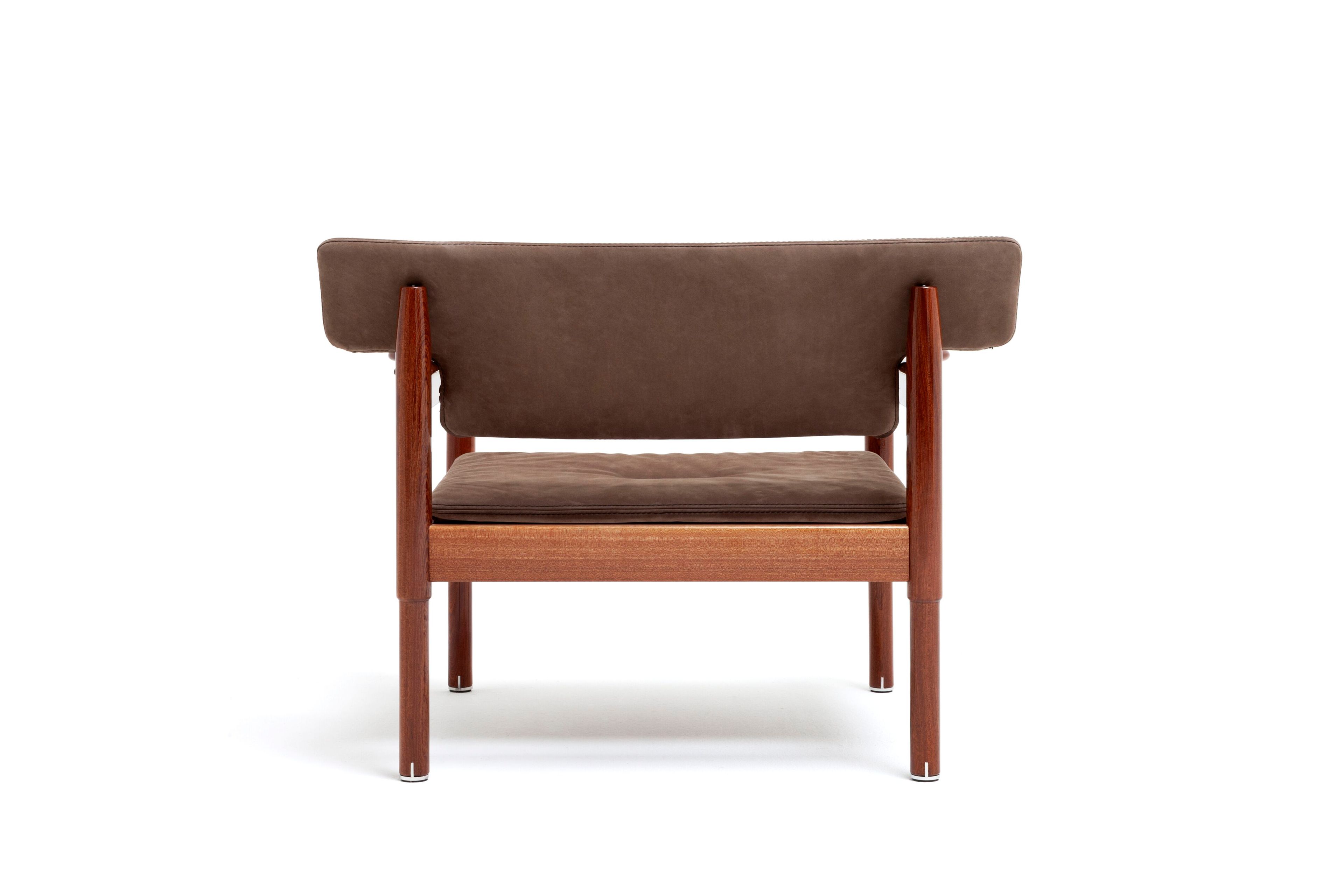 Кожаное садовое кресло с подлокотниками Exteta Vieste ARCH-00065293 - Вид №3