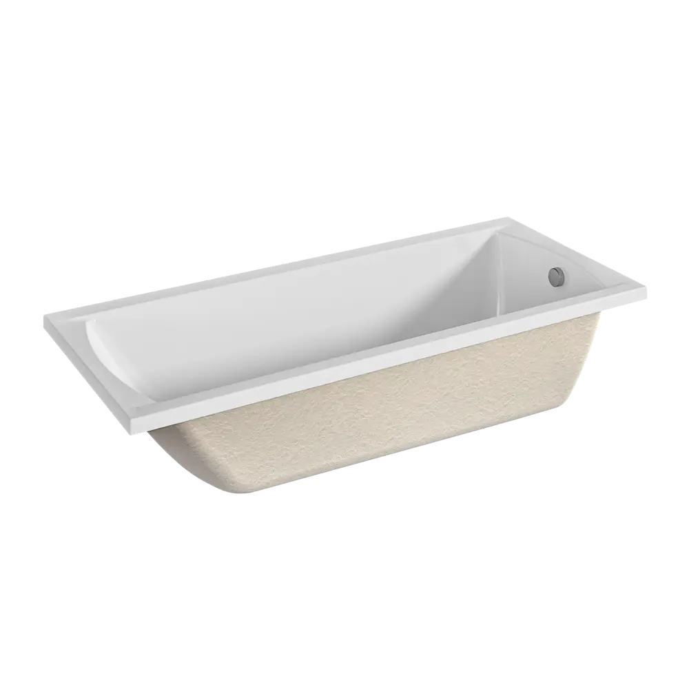 Ванна 100Acryl Ницца акриловая 170x75 см ножки в комплекте У99329 STLM-2056597 - Вид №4