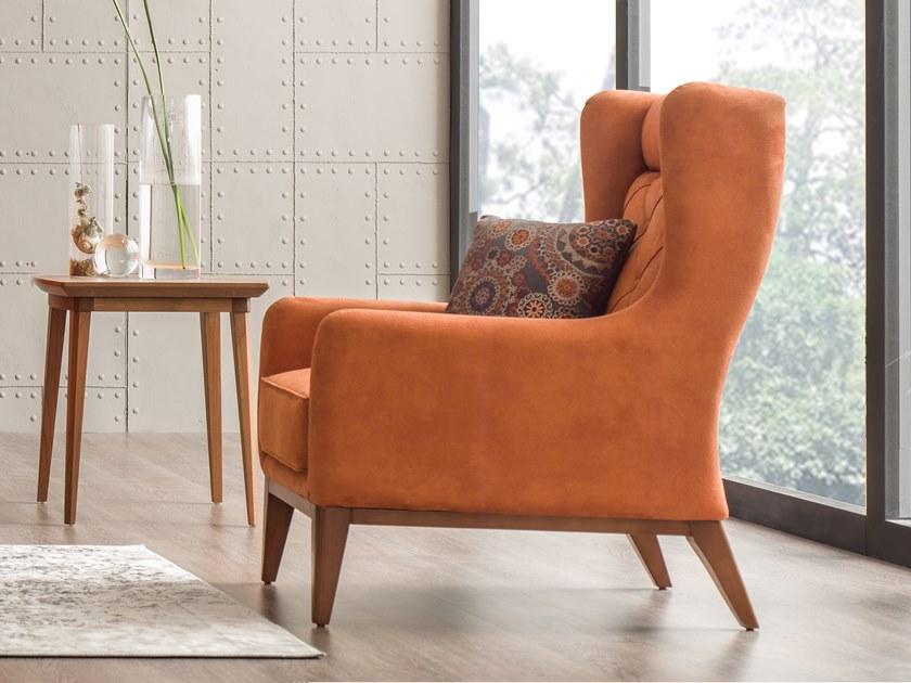 Enza Home Кресло из ткани с подлокотниками Chelsea sun-id-1351083 - Вид №2