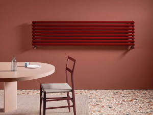 Стальной горизонтальный мебельный радиатор с эллиптическими трубчатыми элементами