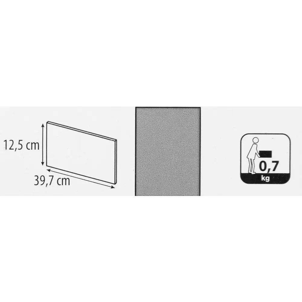 Фасад кухонный DELINIA ID Ньюпорт 39.7×12.5 см матовый топо с филенкой 82624906 STLM-0032118 - Вид №7