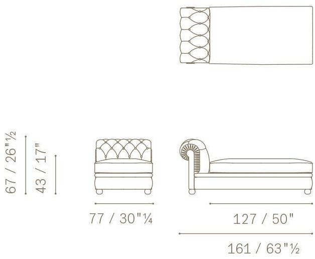 Poltrona Frau Модульный тафтинговый диван La collezione - divani e poltrone sun-id-1463070 - Вид №8