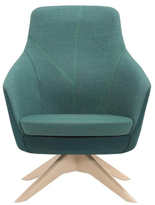 Albaplus Кресло-топчан из ясеня с высокой спинкой Folha 2018/084/ita - Вид №1