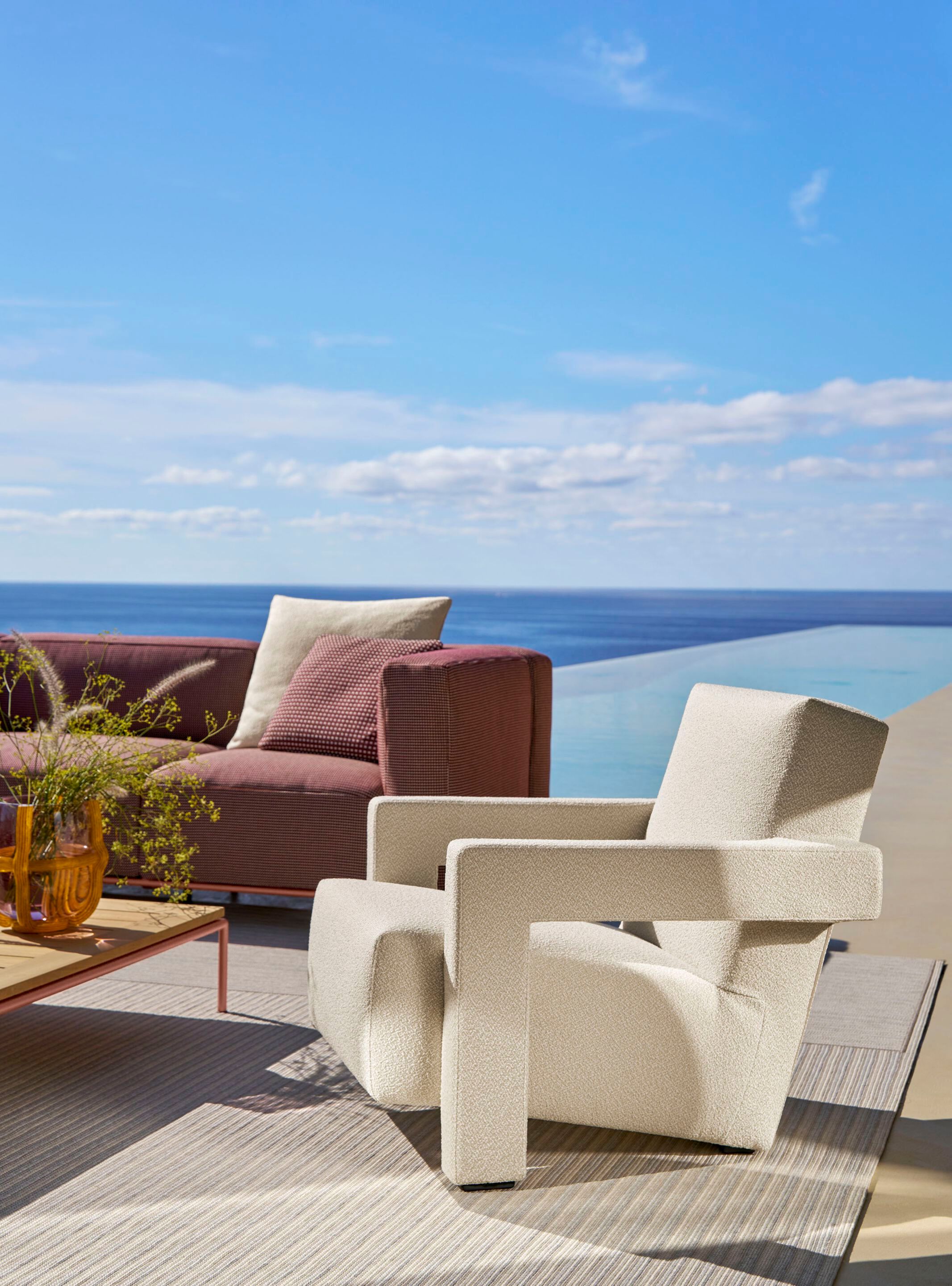 Съемное садовое кресло из ткани CASSINA UTRECHT XL OUTDOOR ARCH-00139538 - Вид №4