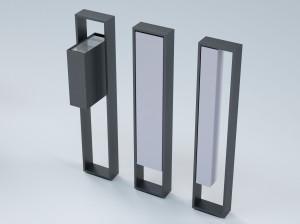 Стальная стойка для общественного пространства / стойка для велосипедов / пепельница