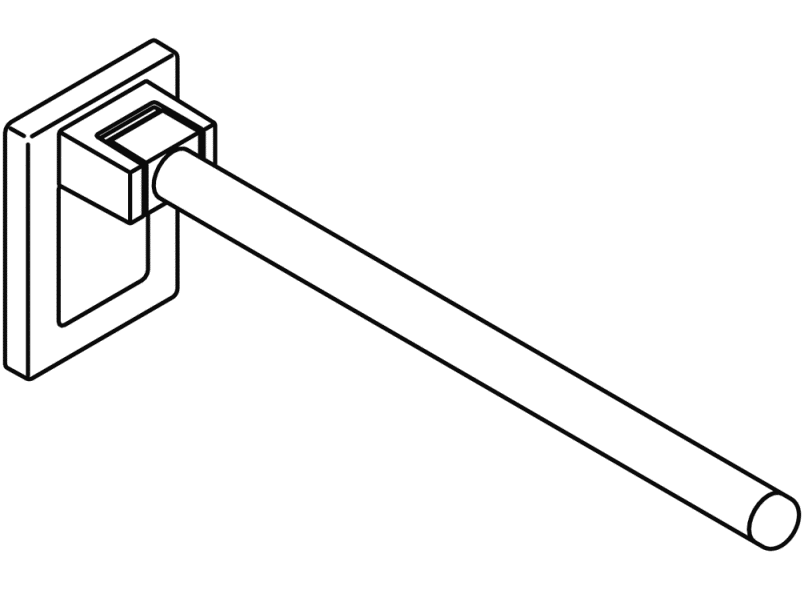 950.50.11099 Откидная опорная рейка моно HEWI Stützen  - Вид №5