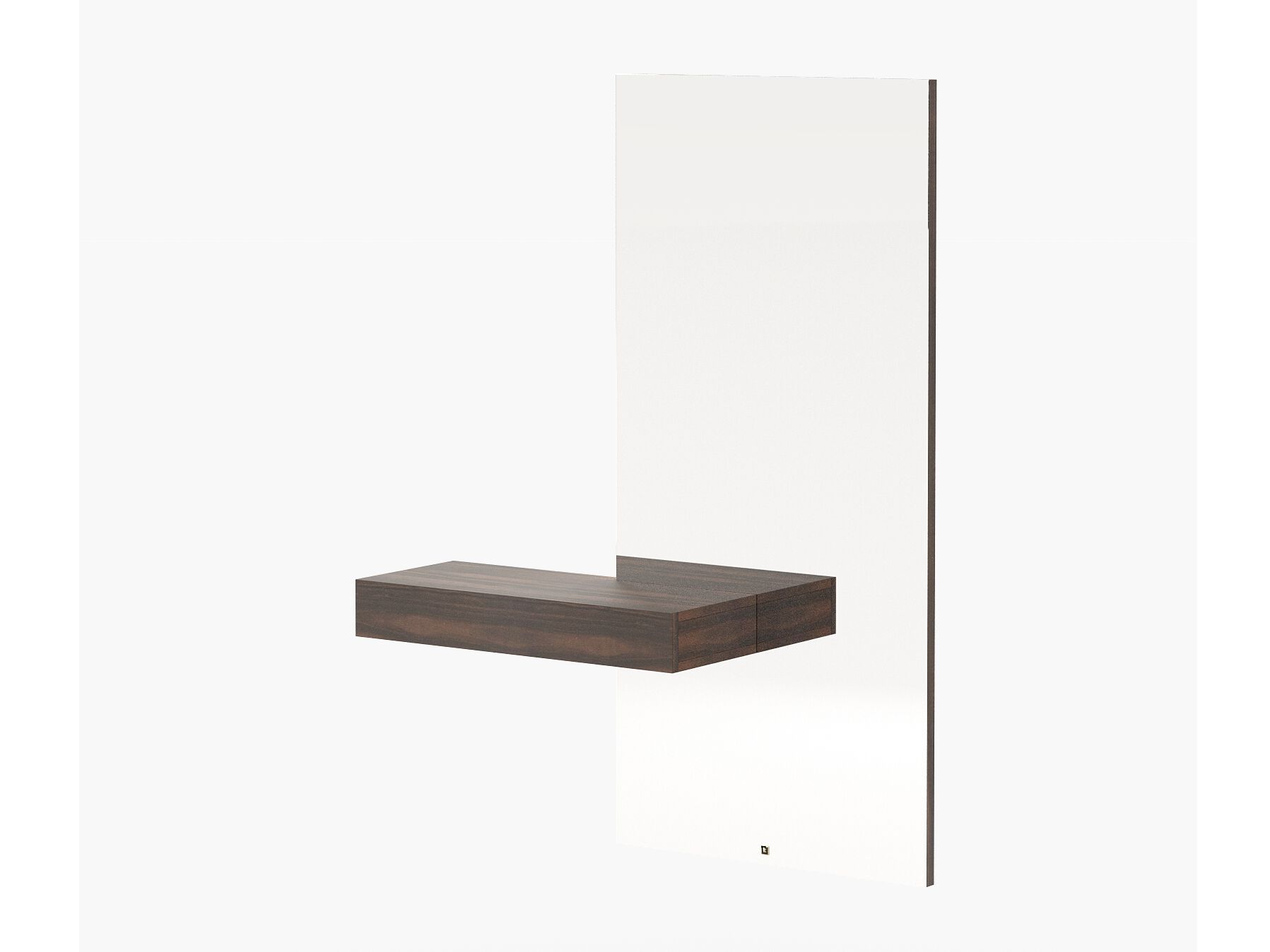 Деревянный шкаф для прихожей с настенным зеркалом Laskasas Origin ARCH-00126660