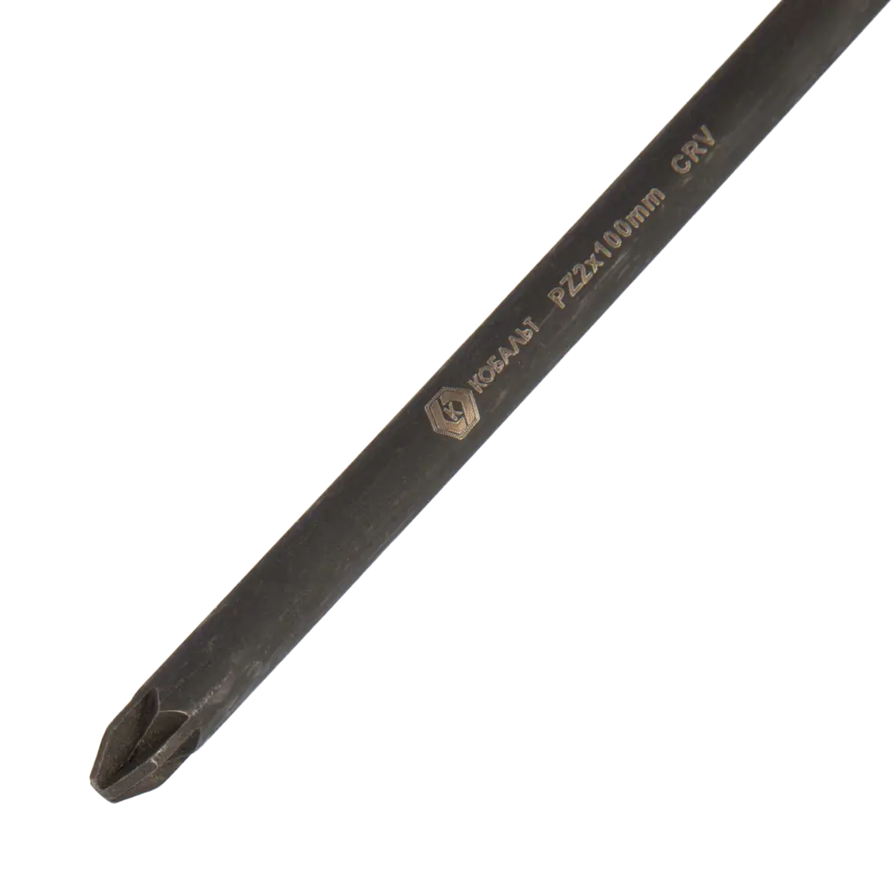 Отвертка крестовая КОБАЛЬТ PZ2x100 мм - надежный инструмент для точного монтажа 89373923 STLM-1522991 - Вид №1