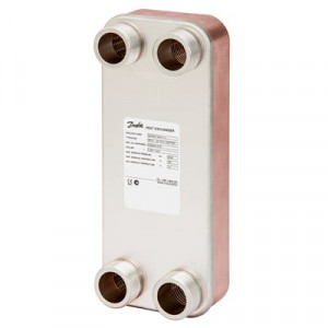 Danfoss Паяный пластинчатый теплообменник одноходовой серии XB12 XB 12M-1-26 PN25 паяный ТО 004H7543
