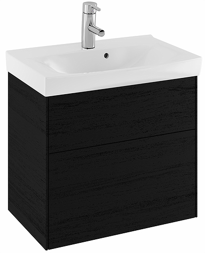 47443 IFO Sense тумба под умывальник с двумя ящиками, W = 900 мм, W1 = 922 мм, мол. - Вид №6