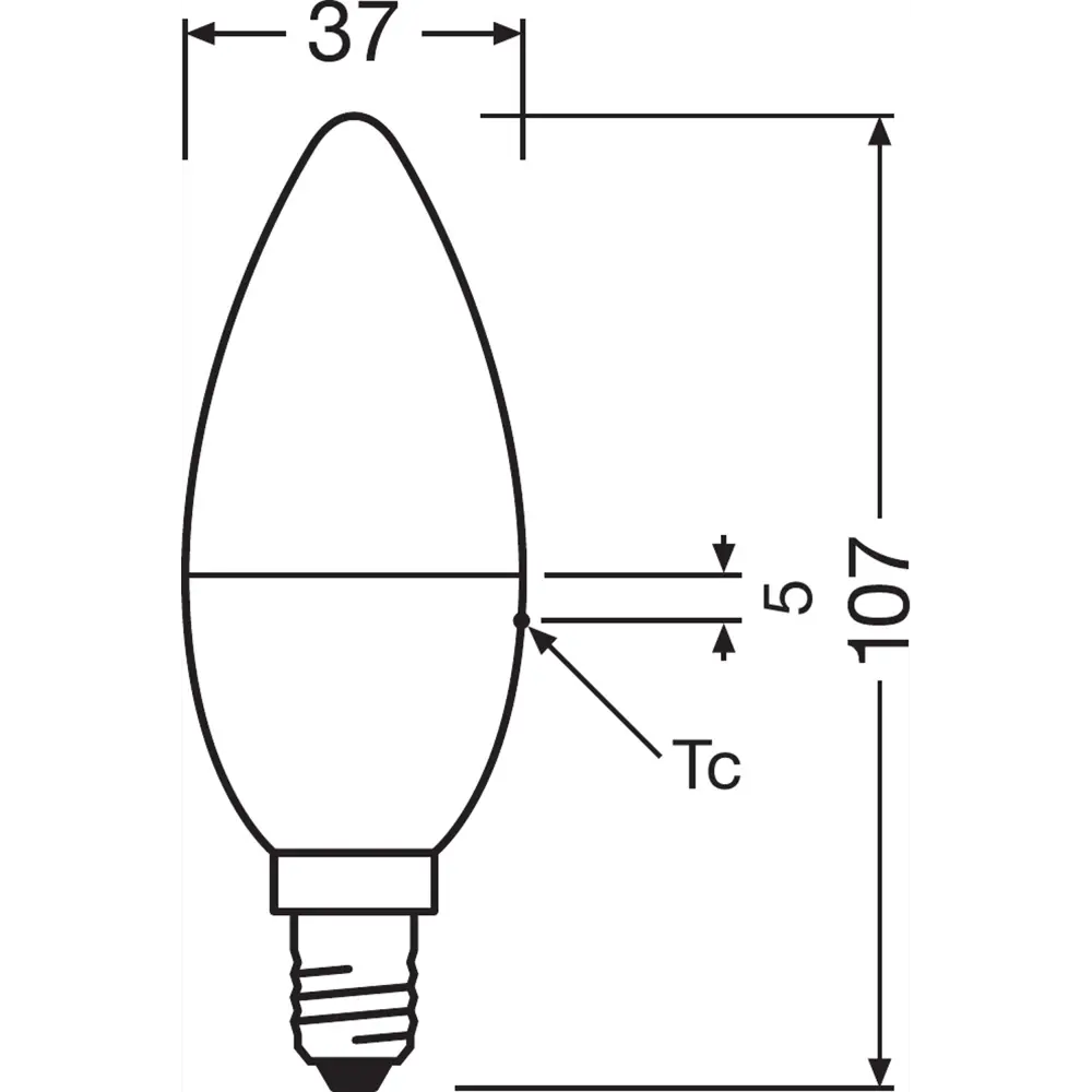 Лампа светодиодная Osram E14 220-240 В 5.5 Вт свеча матовая 470 лм, регулируемый цвет света RGBW, для диммера 82911571 STLM-2195903  - Вид №8