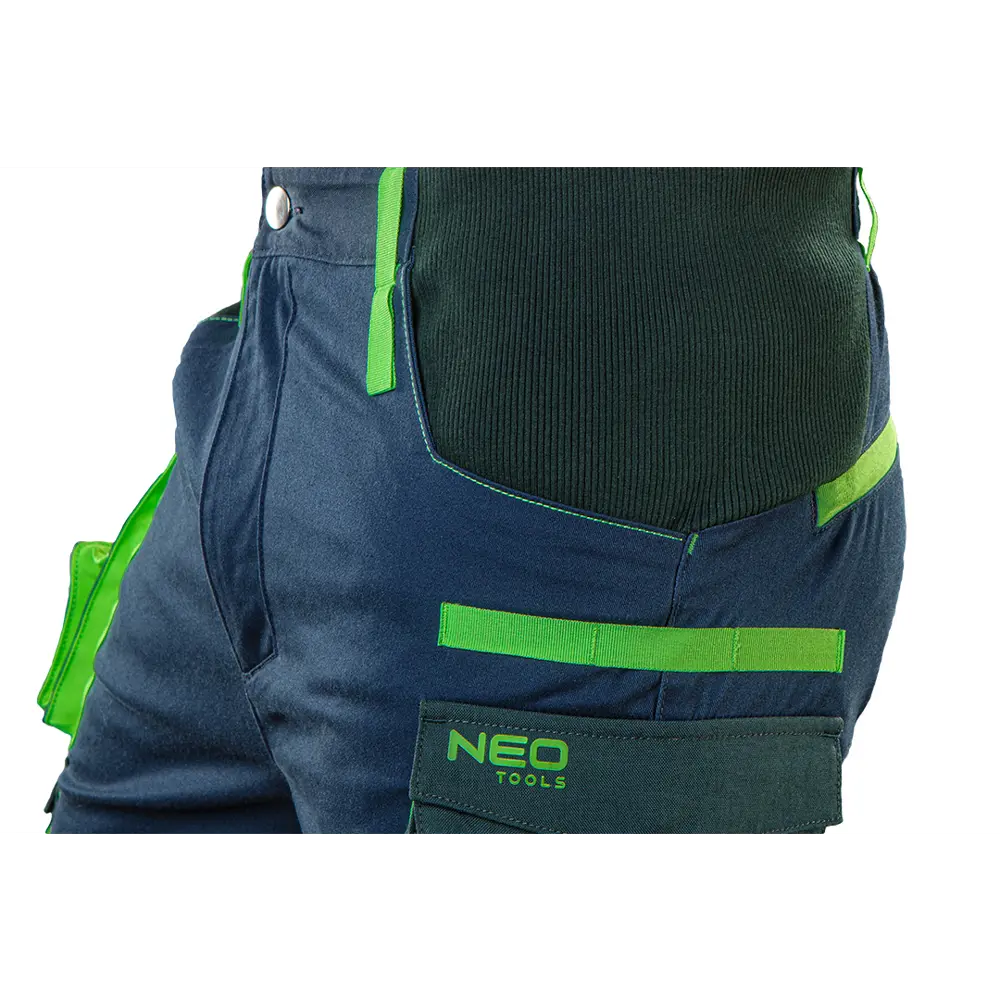 Брюки рабочие Neo Tools Premium темно-синие/зеленые размер XS рост 172-175 STLM-2082076 - Вид №2