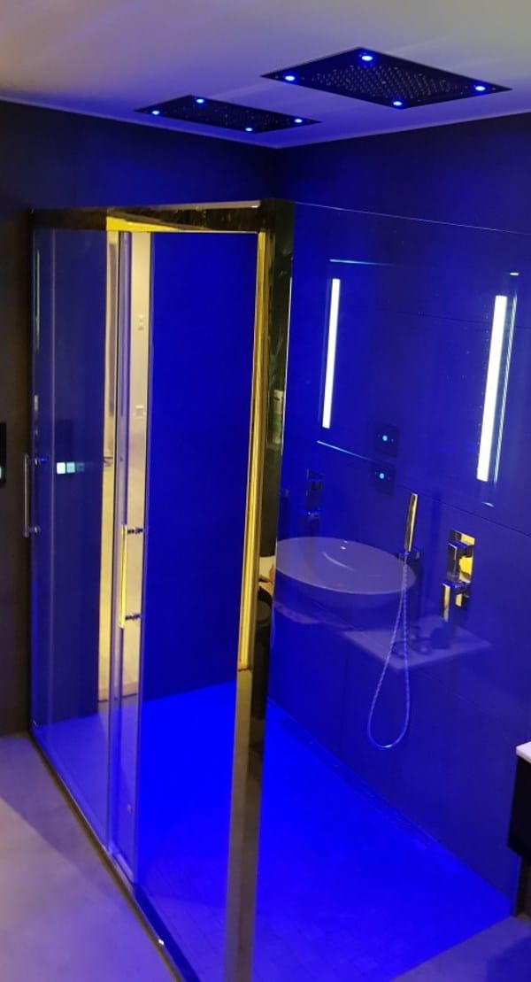 Светодиодная потолочная насадка для душа из нержавеющей стали Ama Luxury Shower URANO ARCH-00084671 - Вид №6