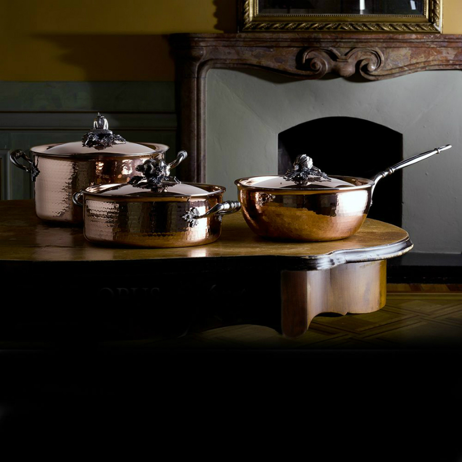 Кастрюля Opus Cupra OCA2609X, с крышкой, медь/нержавеющая сталь, Ø16 см, 1,5 л Ruffoni CR16RUFFONI - Вид №3