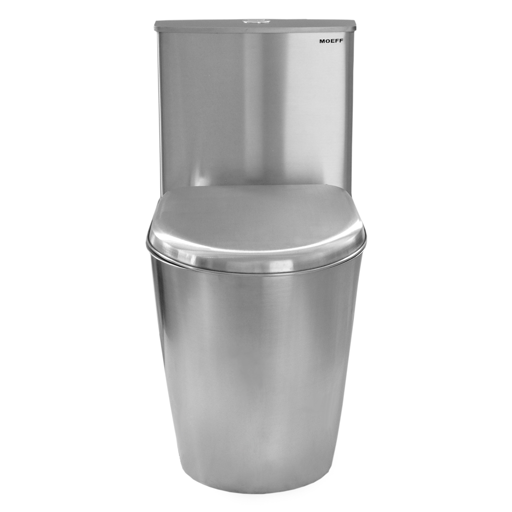 MF-222 Унитаз напольный с водяным баком Public Steel  - Вид №2