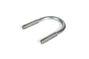 15538856 U-образный хомут болт оцинкованный 1 1/4'' М8 Q46х80х40 мм 63123 FORTISFLEX