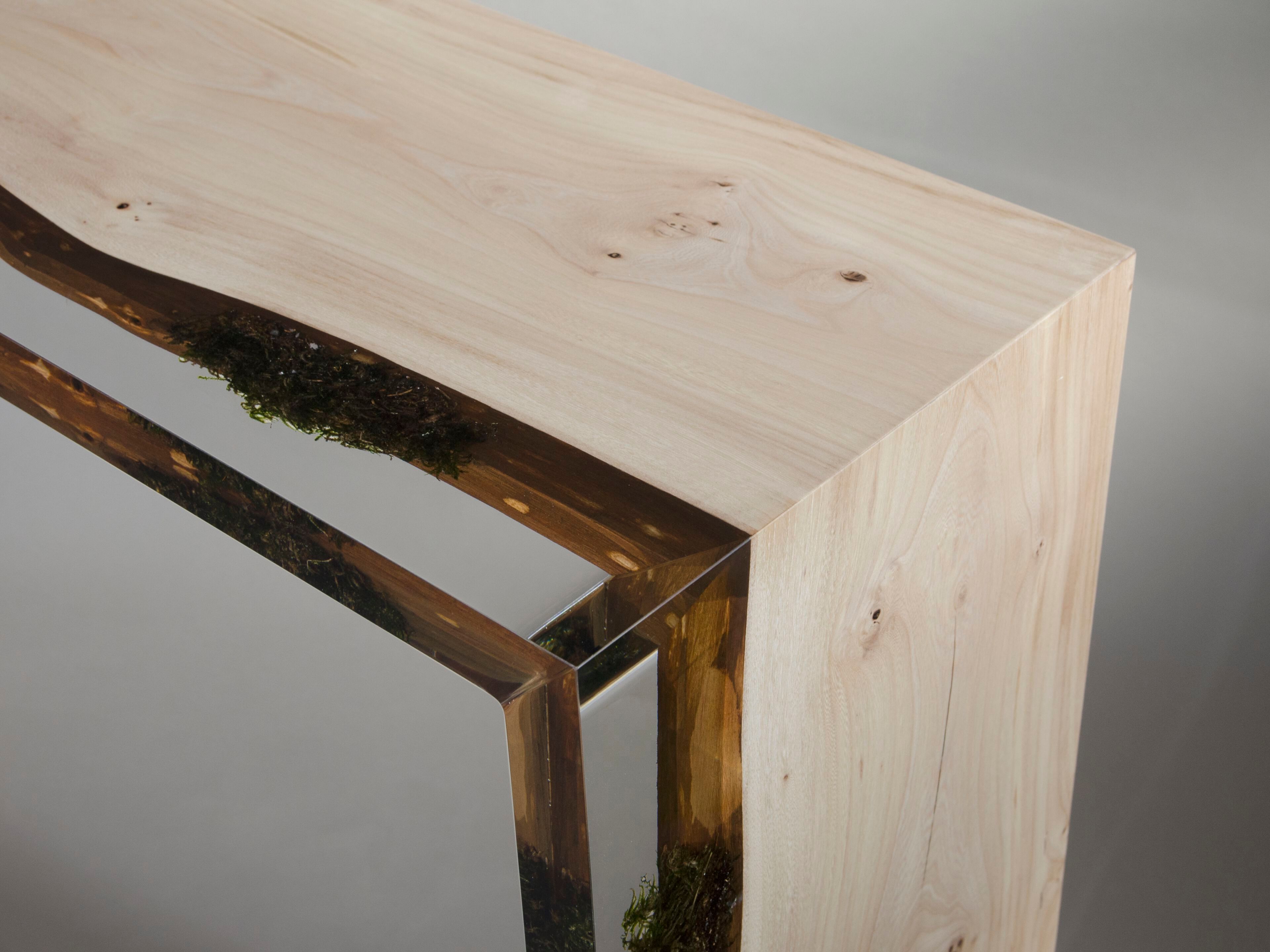 Прямоугольная консоль из массива дерева alcarol Undergrowth ARCH-00103314 - Вид №4