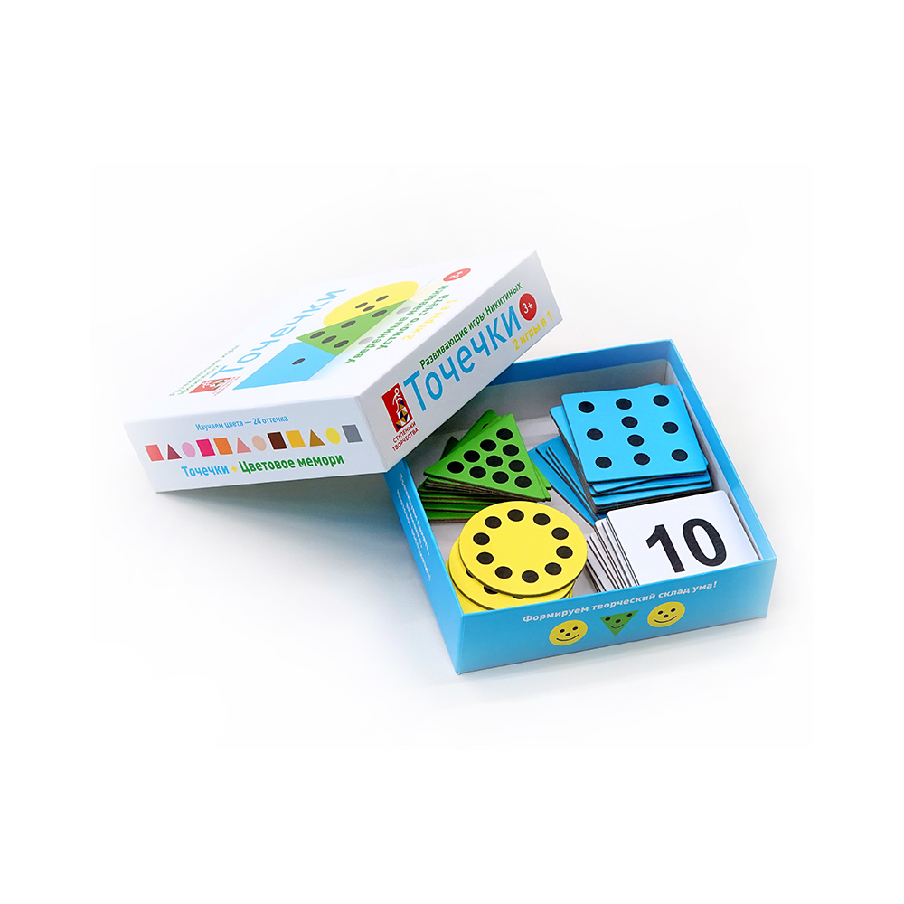 034-1К Развивающая игра Никитиных «Точечки» Santreyd 