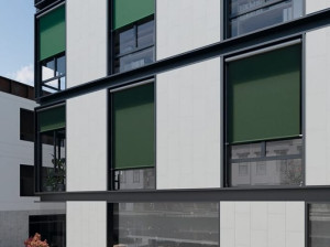 Тканевый навес с боковыми направляющими