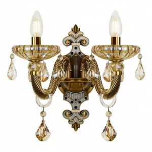 Бра настенное бронзовое iLamp Asia 81069-2 BR ILAMP СВЕЧА 00-3949152 Бронза