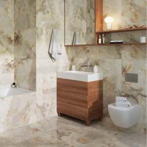 Керамогранит Incolor Miracle 60x120x0.8 см 1.44 м² полированный цвет желтый оникс