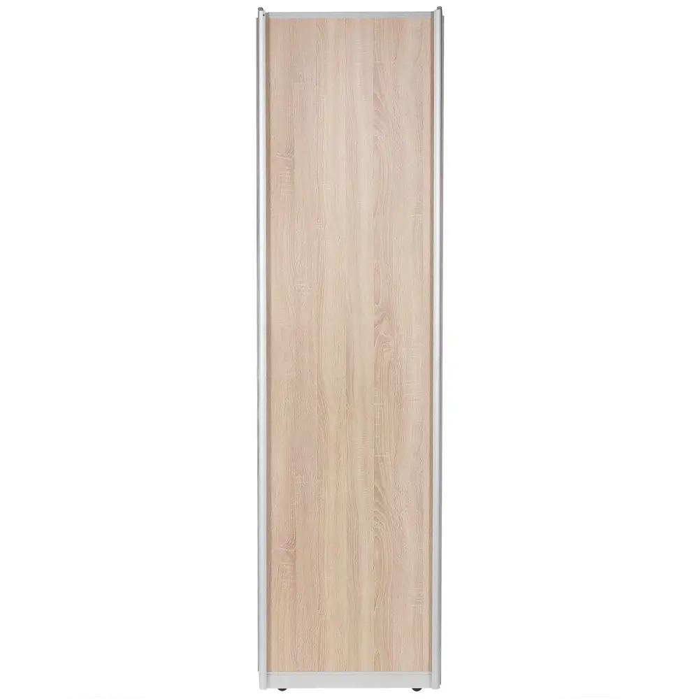 Дверь-купе SPACEO для шкафа 2555x804 мм в цвете дуб сонома/серебро 18833641 STLM-0013079