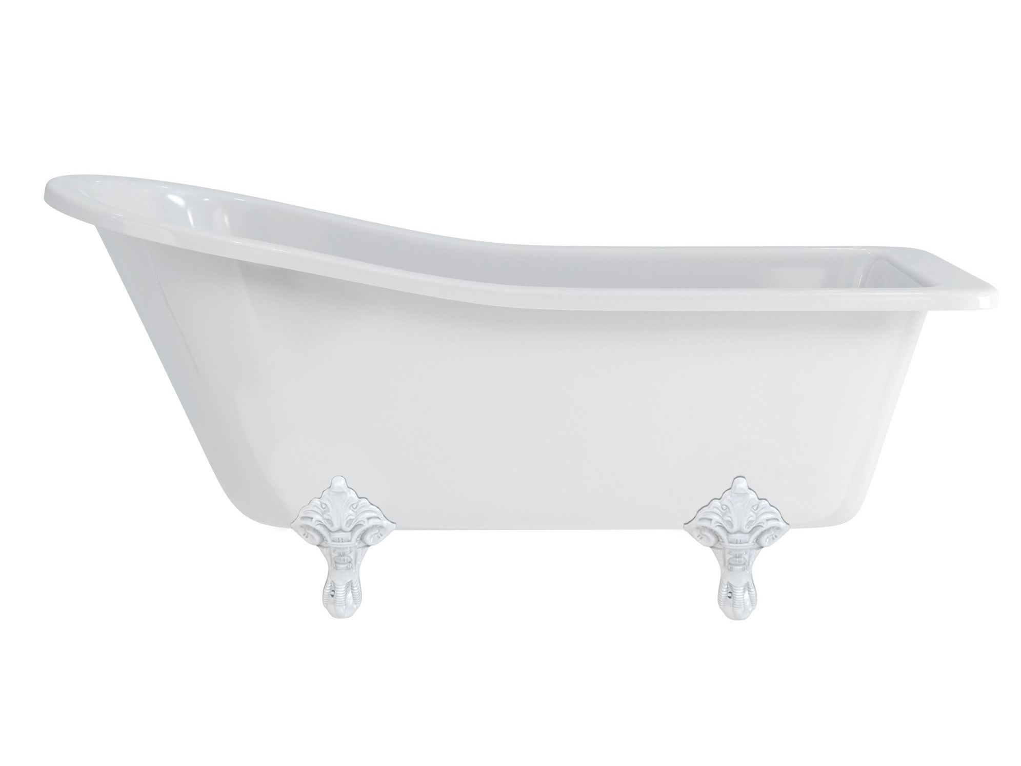 Овальная акриловая ванна на ногах Burlington HAREWOOD ARCH-00064275 - Вид №1