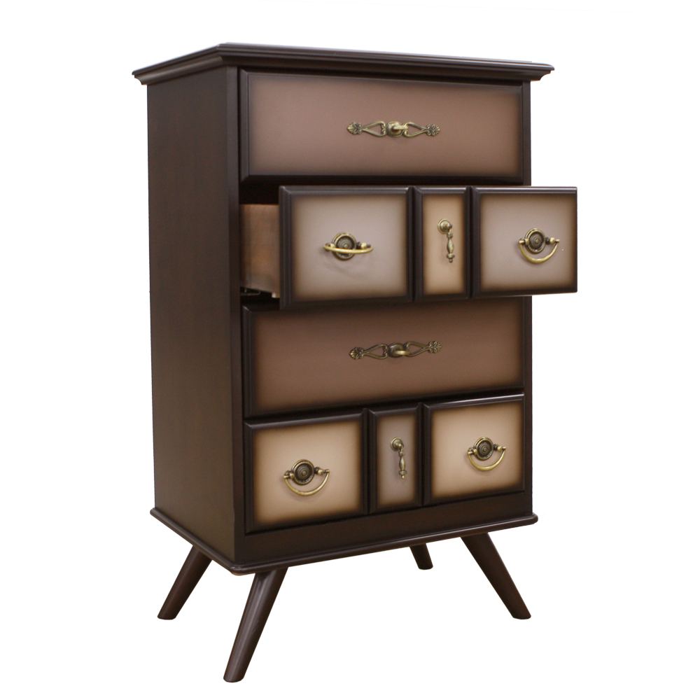 11530 Комод Пандора 1 Орех Оберджин Шоколад BOGACHO 4627139508571 - Вид №2