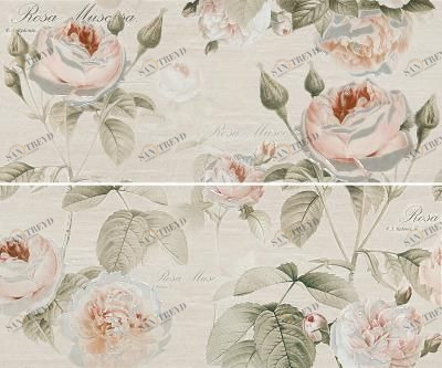 Garden Rose beige 01 600х500 из 2х пл Gracia Ceramica 010301001940