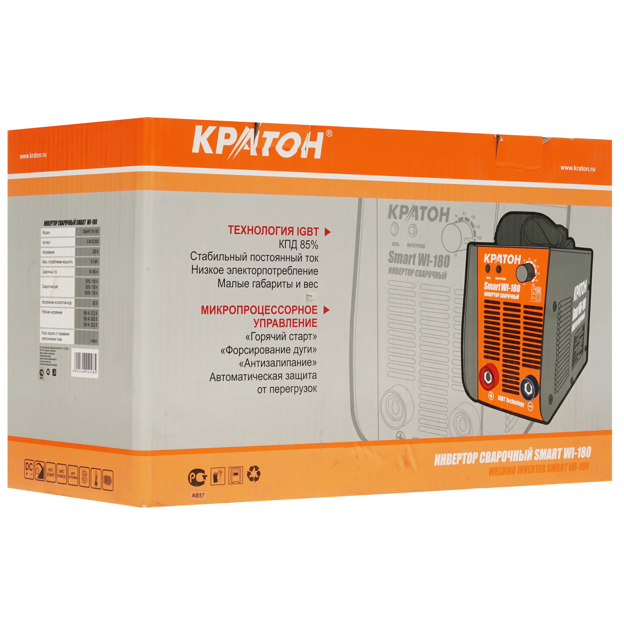 Сварочный аппарат Кратон Smart WI-180 9123822 STDN-0129485 - Вид №9