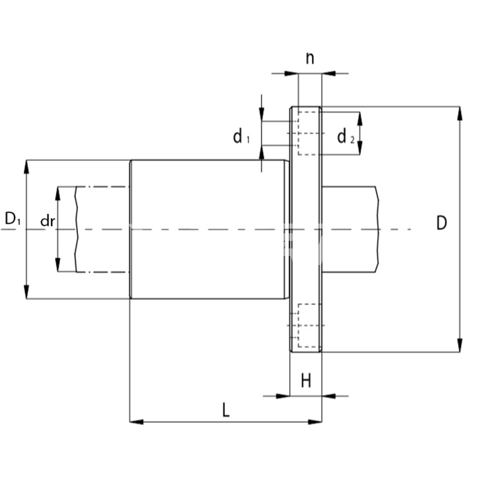 IS596 Линейный подшипник LMEK16-UU ISKRA  - Вид №1