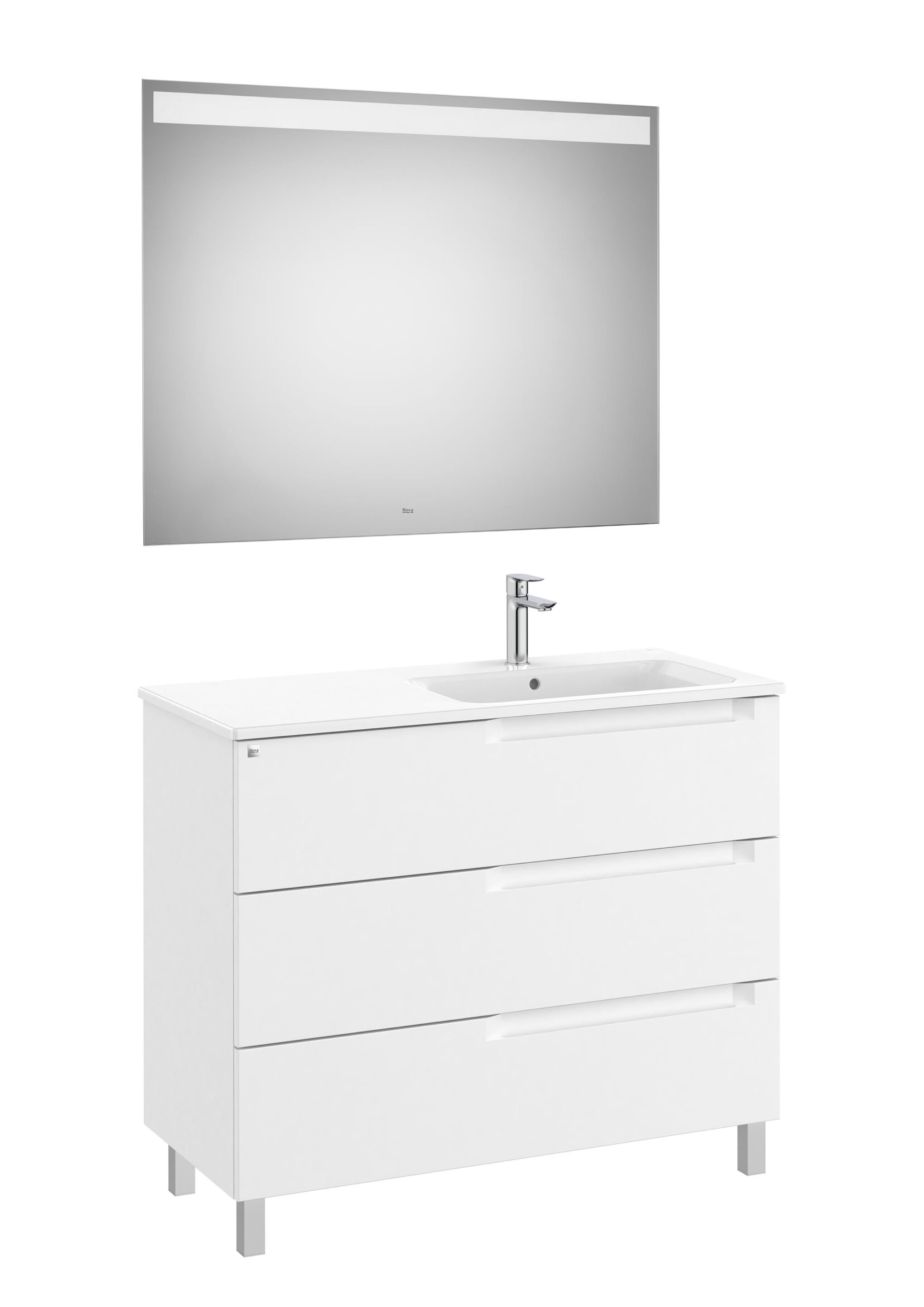 Деревянный напольный умывальник с зеркалом Roca Aleyda ARCH-00106137 - Вид №53