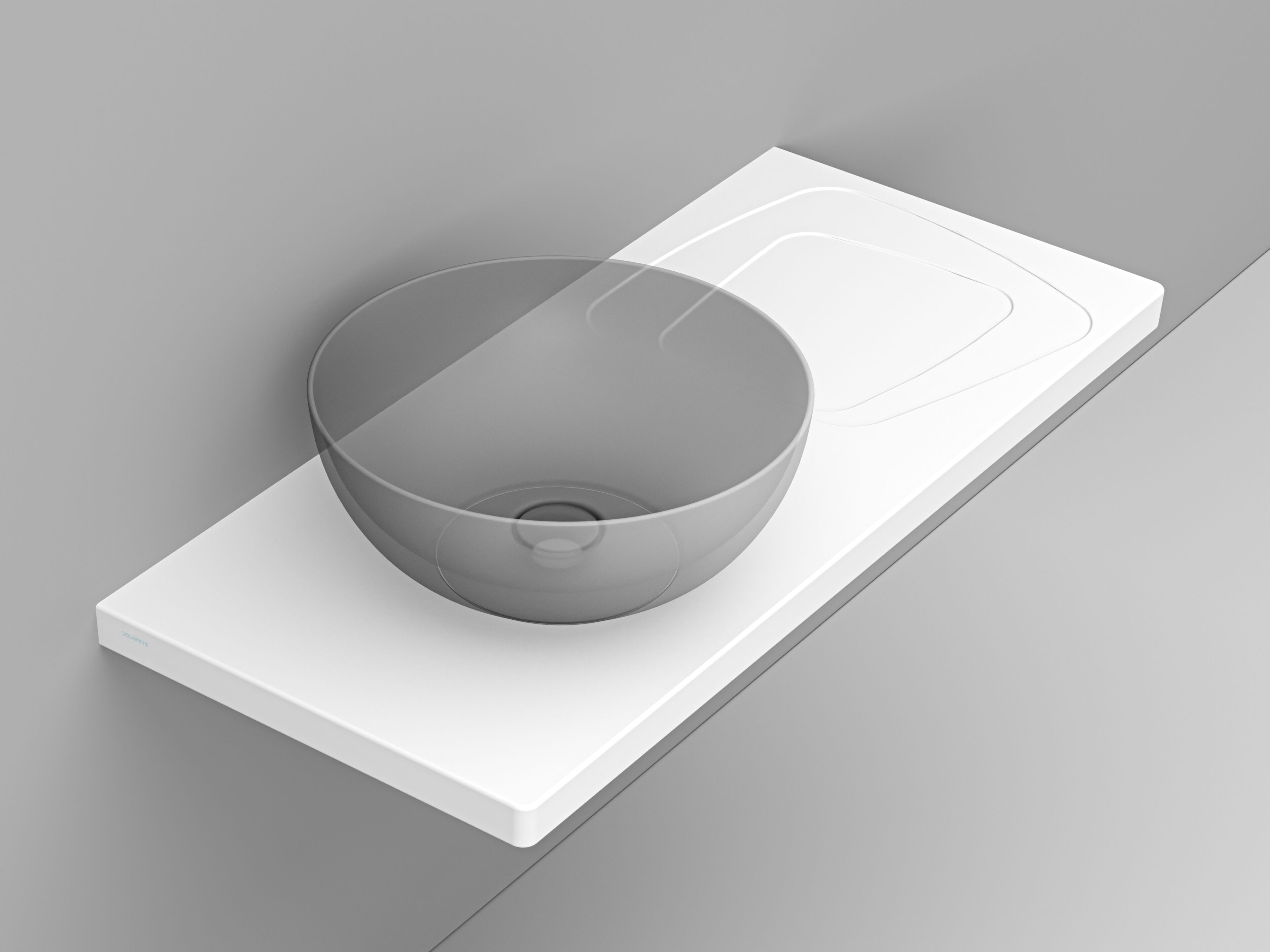 Керамическая столешница с одной раковиной Ceramica Dolomite за пределами ARCH-00062187