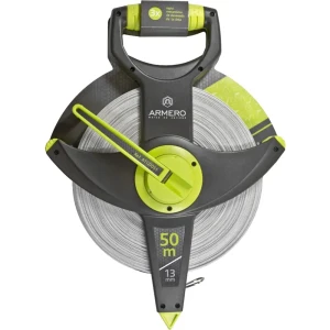 Лента геодезическая Armero A112/051 фиберглассовая, 50 м x 13 мм